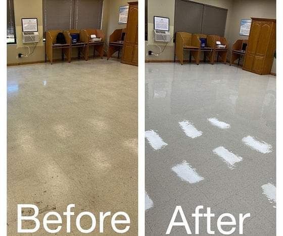 Floor stripping by Priority Cleaning LLC
